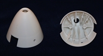 Reisenauer Spinner Kappe 47mm - weiß