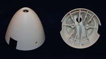 Reisenauer Spinner Kappe 50mm - weiß